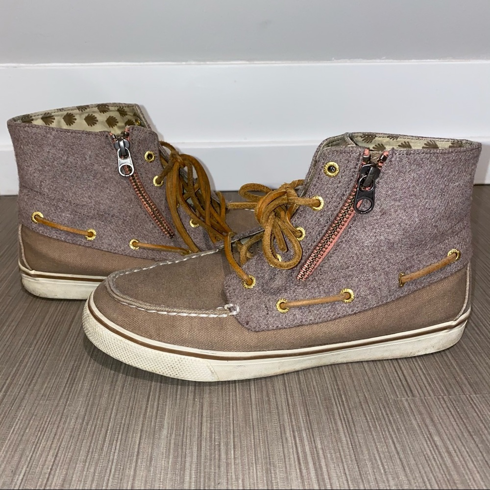Sperry high tops grey 7.5